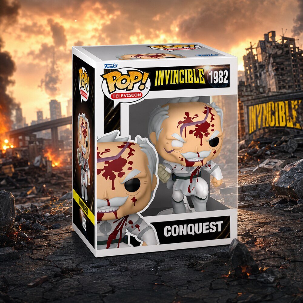 Invincible Conquest 1982 Bloody Special Edition Funko Pop Figure