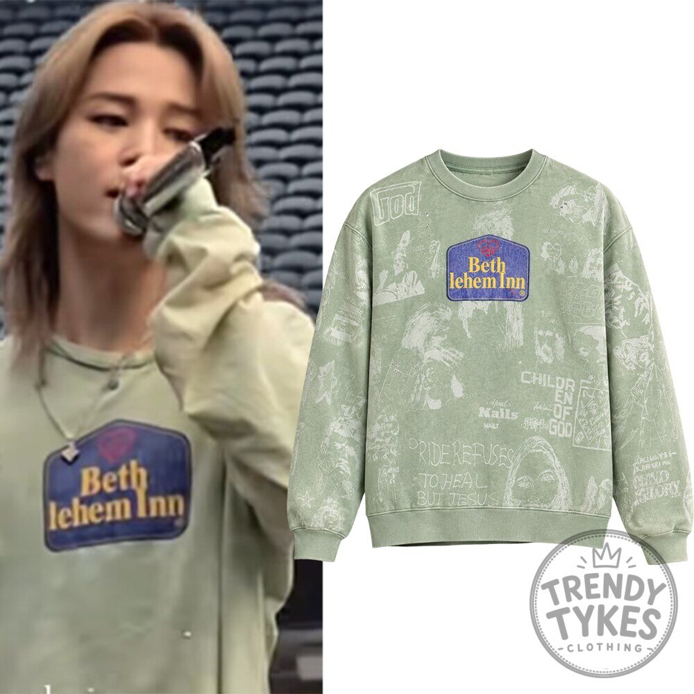 BTS Jimin V Tour Arirang Los Angeles Soundcheck Bethlehem Shirt