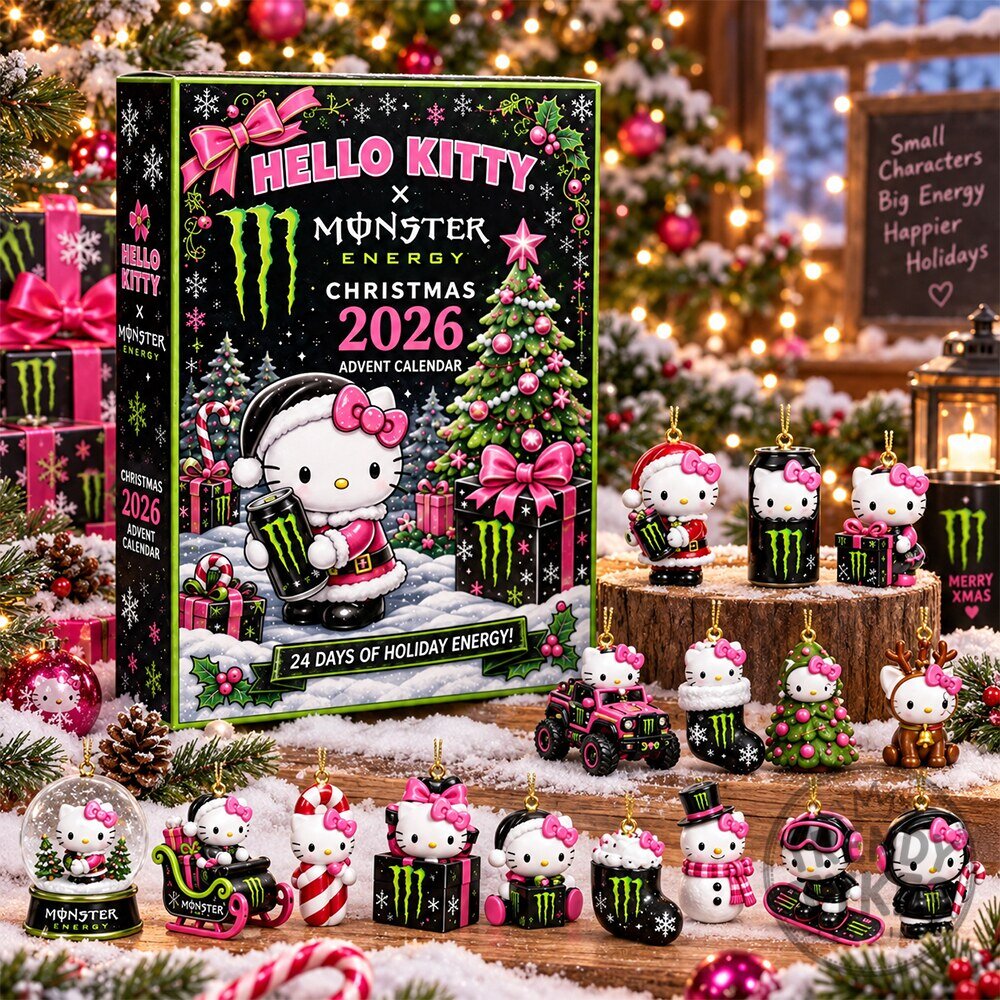 Hello Kitty x Monster Energy 2026 Christmas Advent Calendar