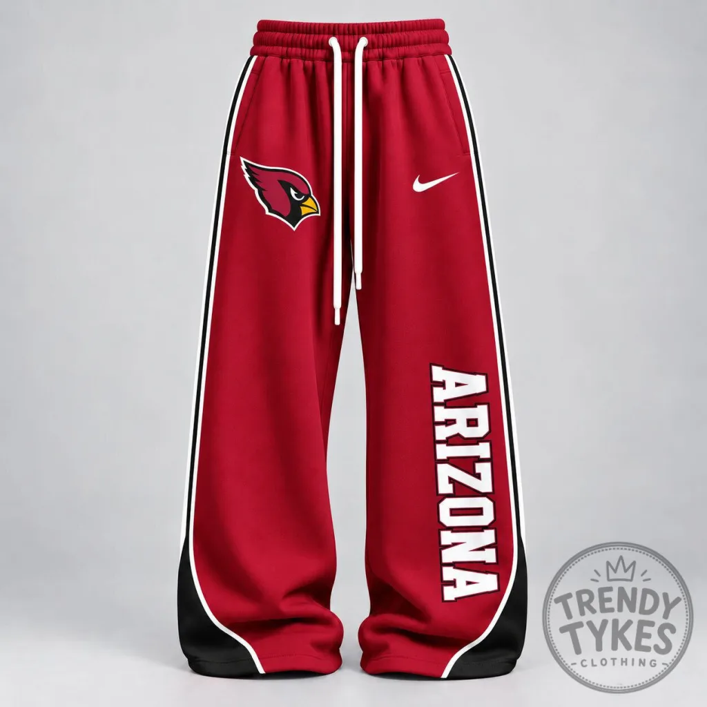 Arizona Cardinals Nike Logo Wide Leg Red Team Pride Athletic Pants Arizona Cardinals Nike Logo Wide Leg Red Team Pride Athletic Pants