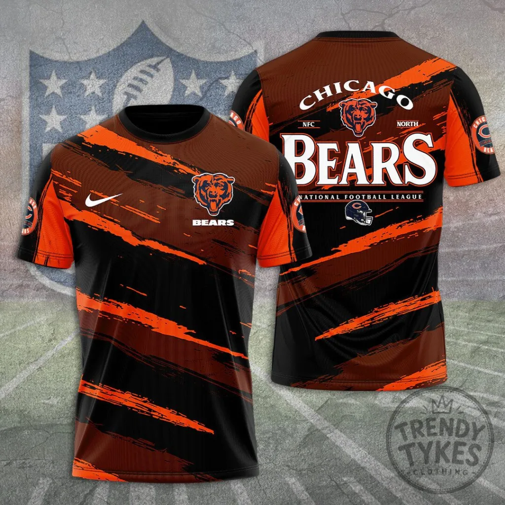 Chicago Bears National Football League Team Logo Short Sleeve T-Shirt