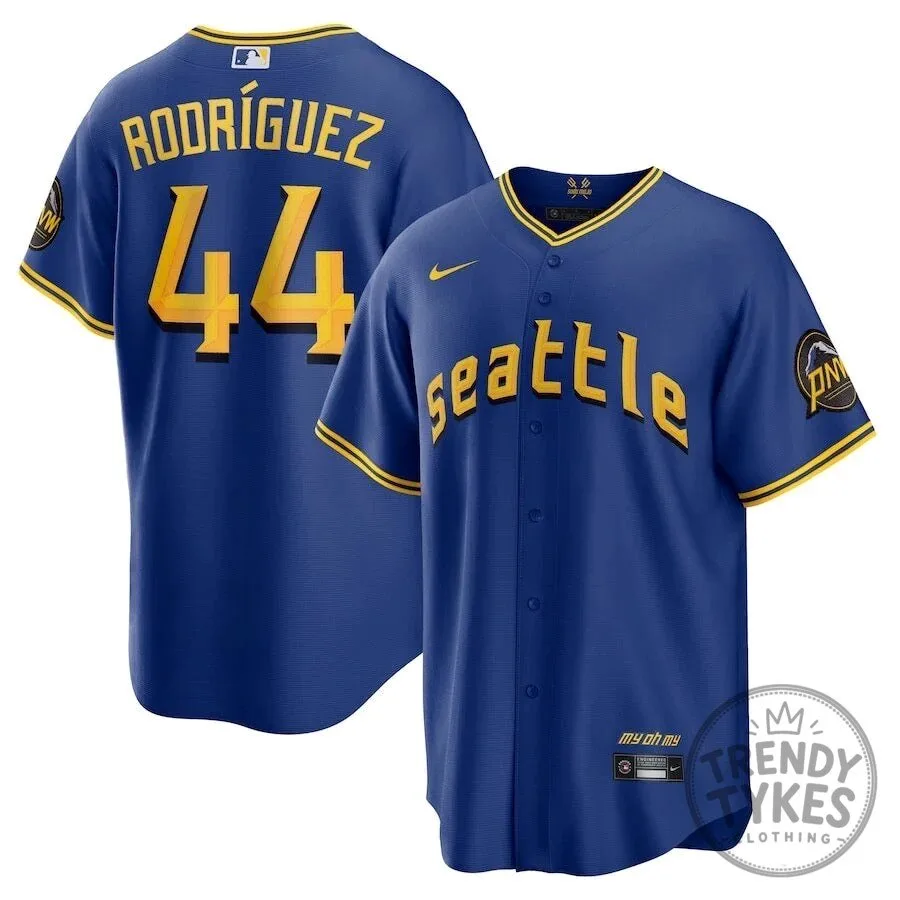 Julio Rodriguez Seattle Mariners City Connect Baseball Jersey