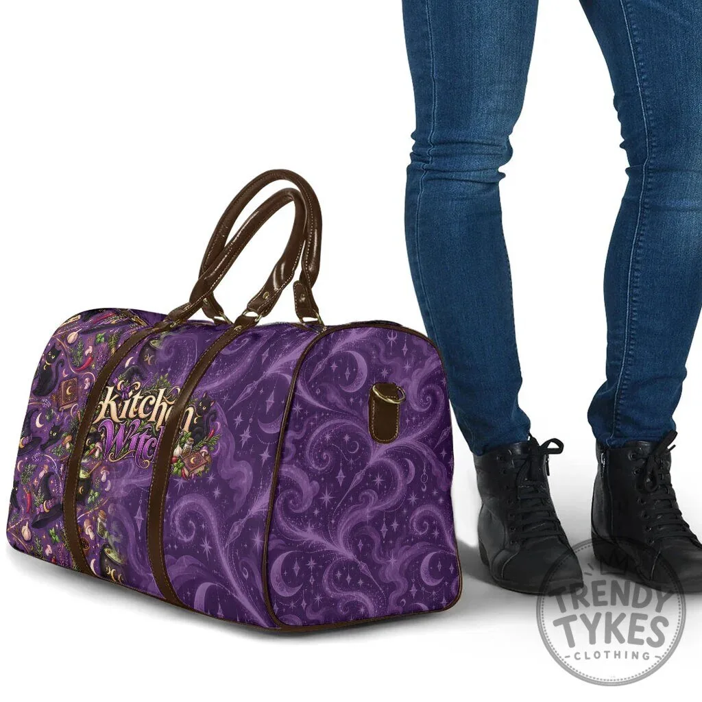 Kitchen Witch Mystical Magic Herb Cauldron Black Cat Travel Bag 8 Kitchen Witch Mystical Magic Herb Cauldron Black Cat Travel Bag