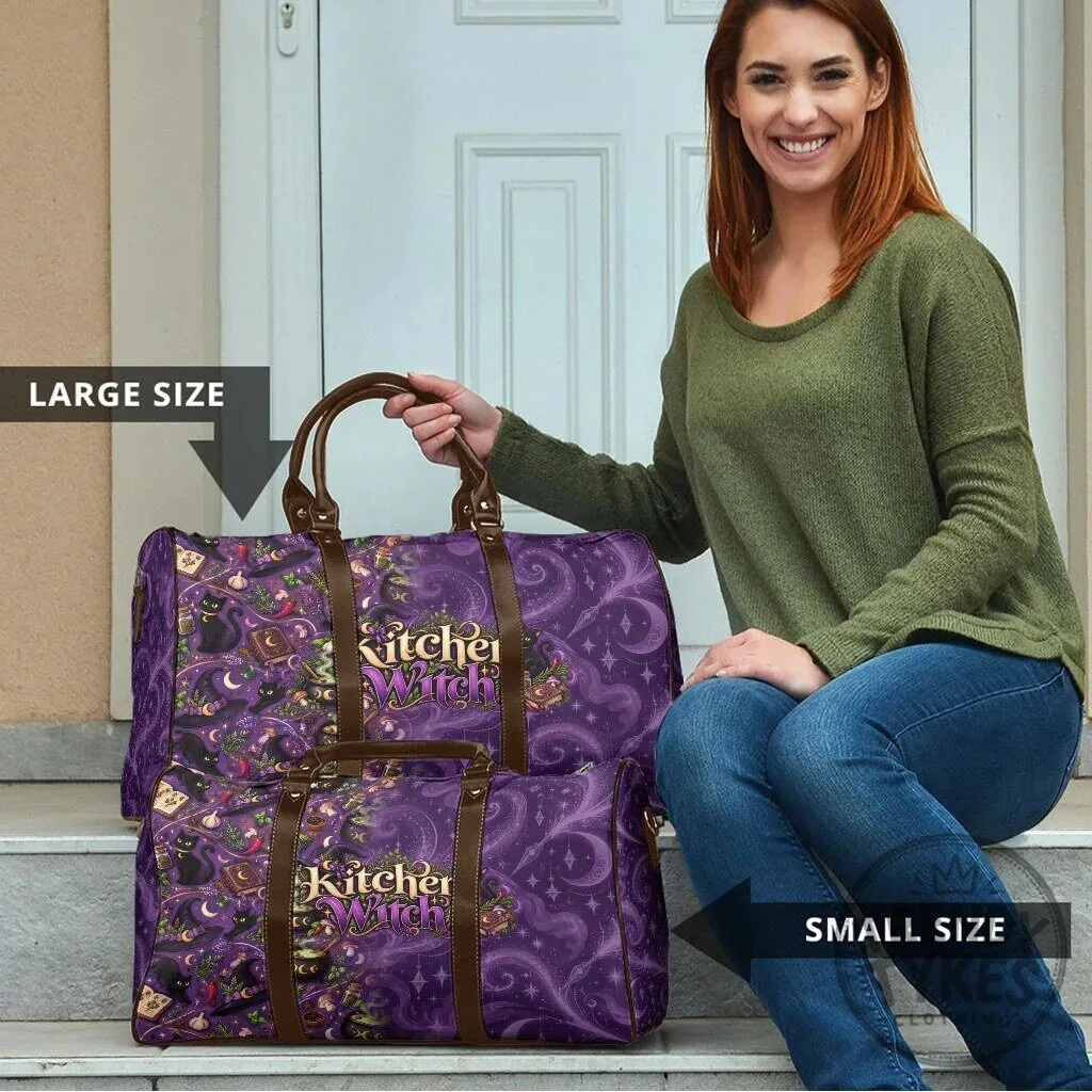 Kitchen Witch Mystical Magic Herb Cauldron Black Cat Travel Bag 10 Kitchen Witch Mystical Magic Herb Cauldron Black Cat Travel Bag