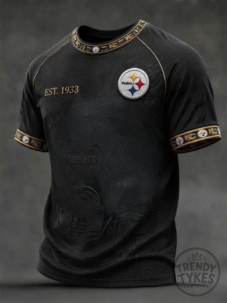Pittsburgh Steelers Football Fan Short-Sleeve T-Shirt for Men