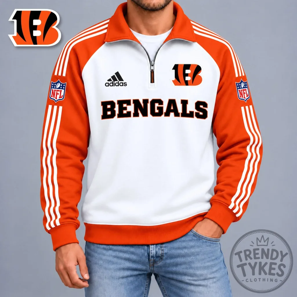 Cincinnati Bengals National Football League Quarter-Zip Sweatshirt