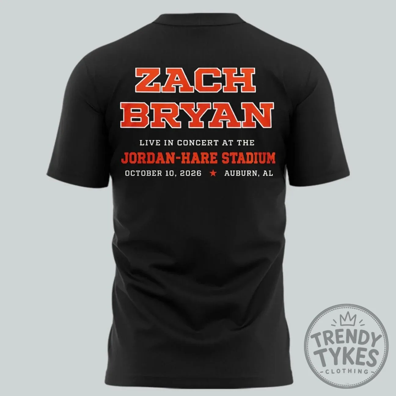 Zach Bryan Auburn Football Concert T-Shirt 2026 Jordan-Hare Stadium 5 Zach Bryan Auburn Football Concert T-Shirt 2026 Jordan-Hare Stadium