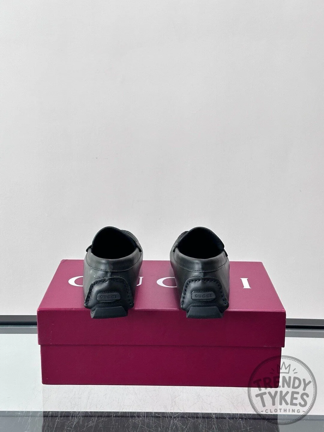 Gucci Black Leather Loafers with Green and Red Web Stripe 8 Gucci Black Leather Loafers with Green and Red Web Stripe